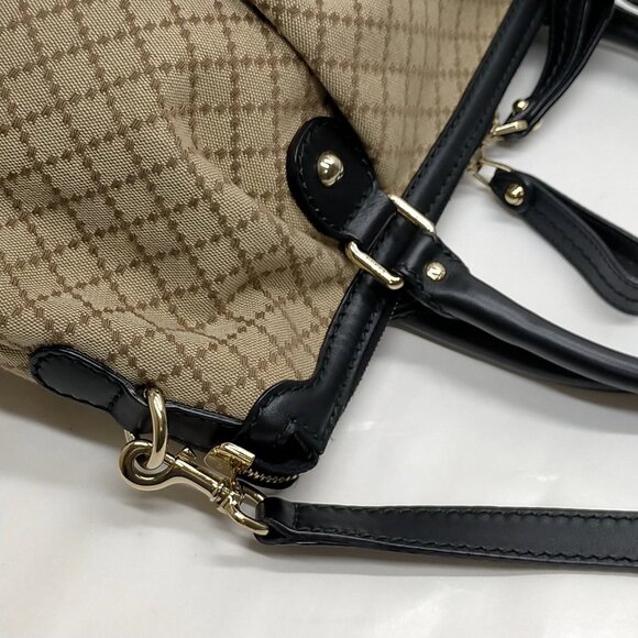 Authentic Gucci Brown Canvas Hand Bag mn660-121325 - Picture 5 of 16